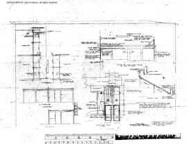 Great Northern Engineering Drawing, Pier 88 Warehouse and Offices at Seattle, Washington, 1948