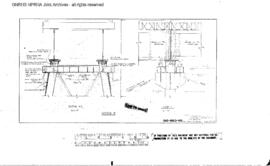 Northern Pacific Engineering Drawing: General Plan, Bridge 165 - Fish Creek, West of Cyr, Montana...