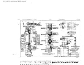 Northern Pacific Engineering Drawing, Depot at Connell, Washington, 1945