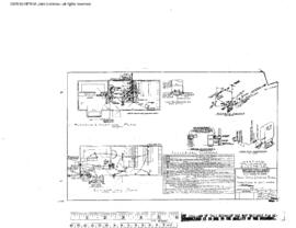 Northern Pacific Engineering Drawing, Yard Office and Service Building at Tacoma, Washington, 1959