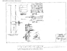 Northern Pacific Engineering Drawing, Yardmaster Tower at Pasco, Washington, 1972