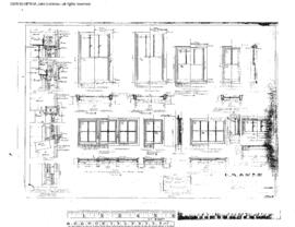 Milwaukee Road Engineering Drawing, Freight House at Great Falls, Montana, undated