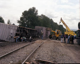 Burlington Northern accident at Longview, Washington in 1980.