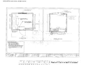 Burlington Northern Engineering Drawing, Unnamed Structure (Standard Plan), 1982