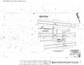 Northern Pacific Engineering Drawing, Roundhouse at Pasco, Washington, 1937