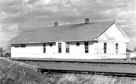 Great Northern Depot at Augusta, Montana, undated