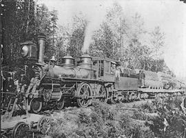 Seattle-Tacoma Interurban Railroad Steam Locomotive Number 2, circa 1902.