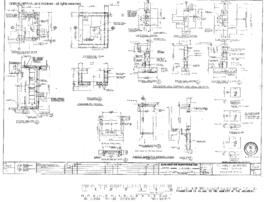 Chicago, Burlington and Quincy Engineering Drawing, Yard Office at Alliance, Nebraska, 1981