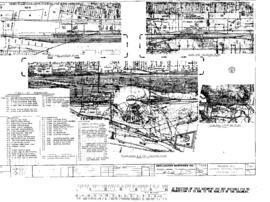 Northern Pacific Engineering Drawing, Locomotive Servicing Facilities at Mandan, North Dakota, 1978