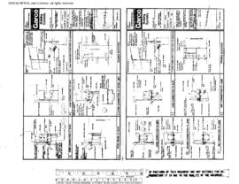 Burlington Northern Engineering Drawing, Unnamed Structure at Spokane, Washington, 1981