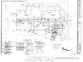 Chicago, Burlington and Quincy Engineering Drawing, Division Office Building at Alliance, Nebrask...