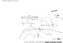 Northern Pacific Engineering Drawing: Platform of Bridge, Bridge 12 (12.4) - Silver Bow Creek, No...