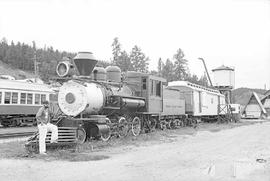 Chief Crazy Horse Railroad Steam Locomotive Number 9 in September, 1972.