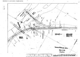 Plat Map of Great Northern Facilities at Wenatchee, Washington, 1959