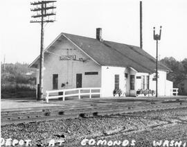 Great Northern Depot at Edmonds, Washington, undated