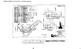Northern Pacific Engineering Drawing: Abutment Reinforcement/58, Bridge 9.1 - Highway #1, South o...
