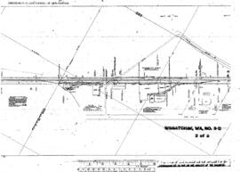 Plat Map of Great Northern Facilities at Wenatchee, Washington, 1959