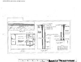 Great Northern Engineering Drawing, Depot at New Westminster, British Columbia, 1971