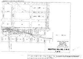 Plat Map of Northern Pacific Facilities at Seattle, Washington, 1950