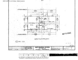 Northern Pacific Engineering Drawing, Unnamed Structure at Grangeville, Idaho, 1970