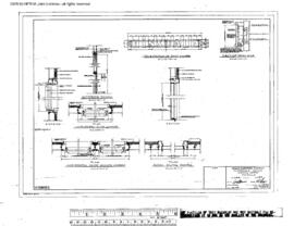 Great Northern Engineering Drawing, Depot at Hinsdale, Montana, 1960