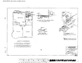 Northern Pacific Engineering Drawing, Depot at Wallace, Idaho, 1955