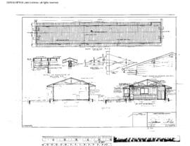 Great Northern Engineering Drawing, Depot at New Westminster, British Columbia, 1957