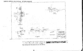 Northern Pacific Engineering Drawing: Pier Top Measurement, Bridge 36.8 - West Waterway, West Sea...