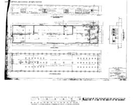 Spokane, Portland, and Seattle Railway Engineering Drawing, Warehouse on Union Avenue at Portland...
