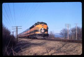 Great Northern Diesel Locomotive 359C at Silvana, Washington, undated