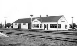 Great Northern Depot at Hatton, North Dakota, undated