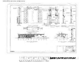 Great Northern Engineering Drawing, Freight House 40 Foot X 100 Foot at New Westminster, British ...