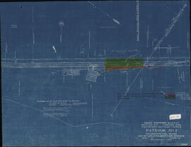 Great Northern Plat Map, Pateros, Washington.  Pateros Number 2.  Milepost 58, undated