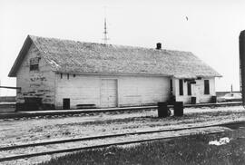 Great Northern Depot at Munich, North Dakota, 1968