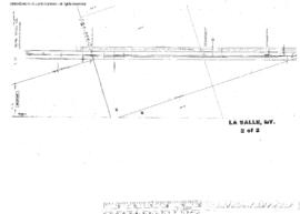 Plat Map of Great Northern Facilities at La Salle, Montana, undated