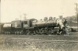 Great Northern Railway steam locomotive 1486 at Argo, Washington, undated.