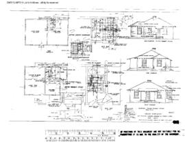 Spokane, Portland, and Seattle Railway Engineering Drawing, Section Foreman's Dwelling at Moody, ...