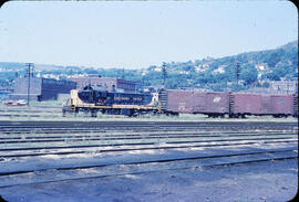 Northern Pacific Diesel Locomotive 803 at Duluth, Minnesota, 1961