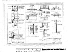 Great Northern Engineering Drawing, Depot at Bieber, California, 1965
