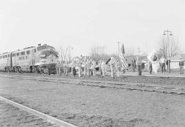 Northern Pacific band at East Auburn, Washington, in 1952.