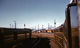 Spokane, Portland and Seattle Railway diesel locomotive 750 at Portland, Oregon in 1961.