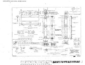 Great Northern Engineering Drawing, Freight House at Wenatchee, Washington, 1923