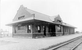 Great Northern Depot at Rugby, North Dakota, undated