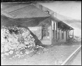 Northern Pacific station at Upham, Washington, circa 1915.