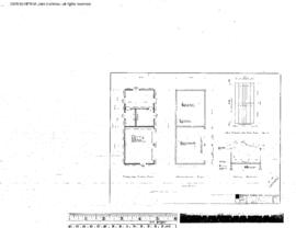 Northern Pacific Engineering Drawing, Sectionmen's Building at Woodinville, Washington, undated