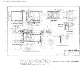 Great Northern Engineering Drawing, Engine House and Shop at Interbay, Washington, 1970