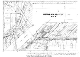 Plat Map of Great Northern Facilities at Seattle, Washington, undated