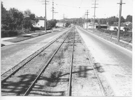 Seattle & Rainier Valley Railway tracks in Seattle, Washington, 1936