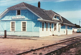 Great Northern Depot at Park River, North Dakota, undated