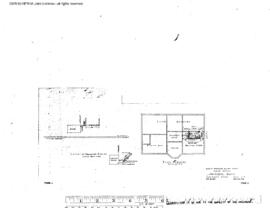 Great Northern Engineering Drawing, Depot at Winton, Washington, 1951